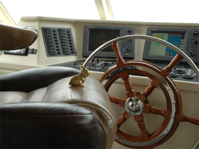 Skippering boat to White Isle