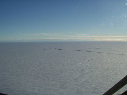 Halley from the air