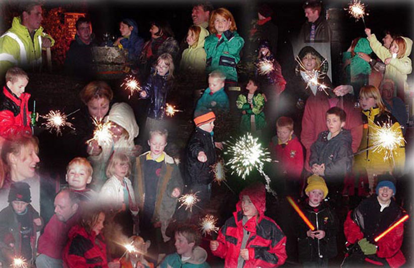 Ravenstonedale bonfire 2000
