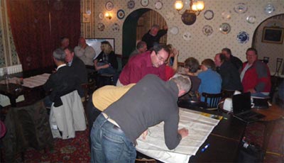 Fell End Broadband meeting at Fat Lamb