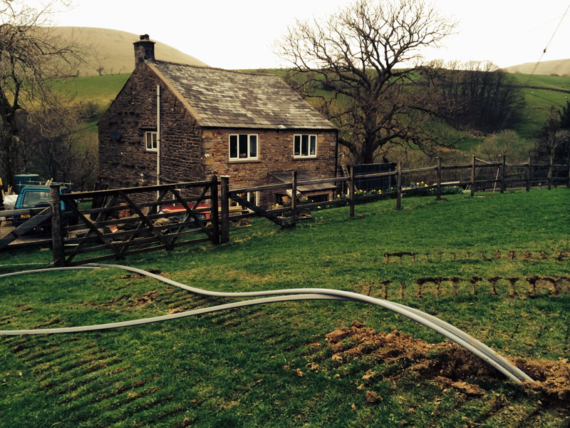 Fell End Broadband. Rawthey Side. The farthest property from the back haul on Ash Fell