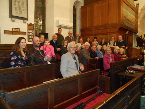 Friends of St Oswalds party to celebrate commissioning of new heating system