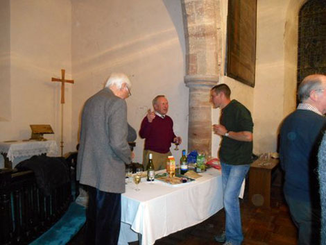 Friends of St Oswalds party to celebrate commissioning of new heating system