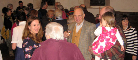 Friends of St Oswalds party to celebrate commissioning of new heating system