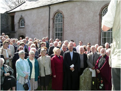 After the service. The official photo