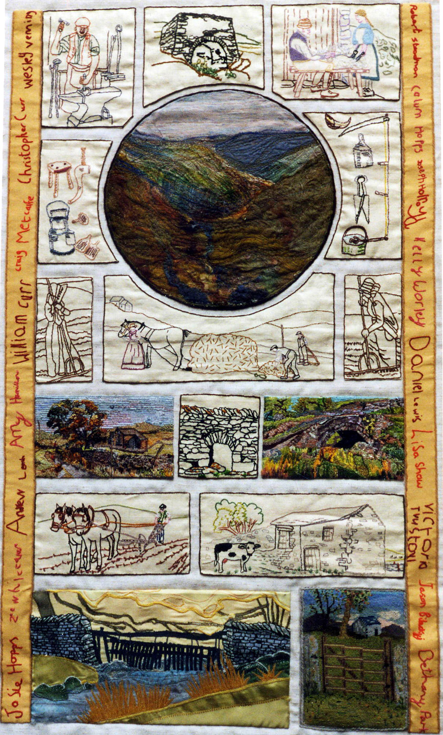 Millennium Embroidery Project - Autumn Panel