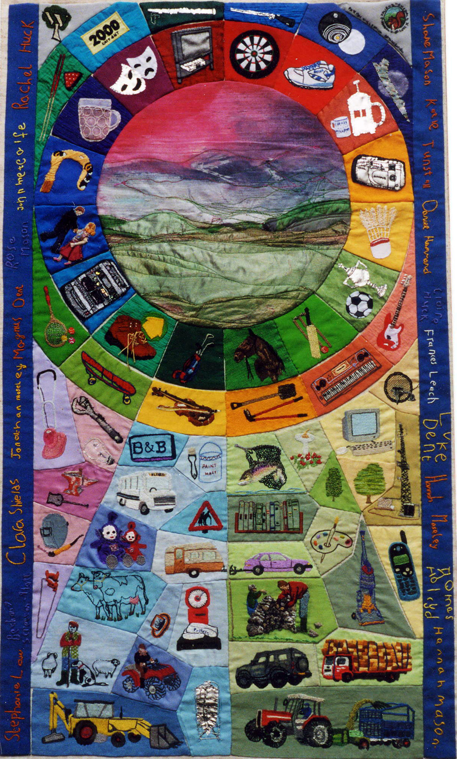 Millennium Embroidery Project - Summer Panel