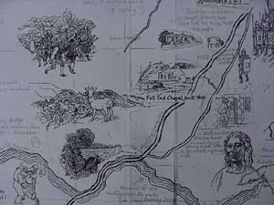 Detail from map as it was in October 2000