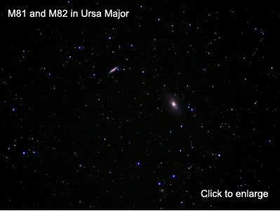 M81 and M82 in Ursa Major
